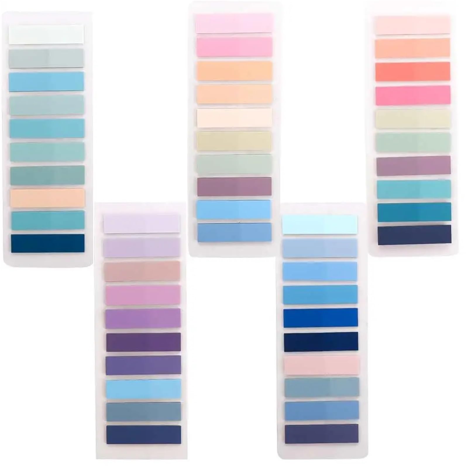 Sticky Notes - 10.000 fogli/50 quaderni, trasparenti, impermeabili, colore: viola