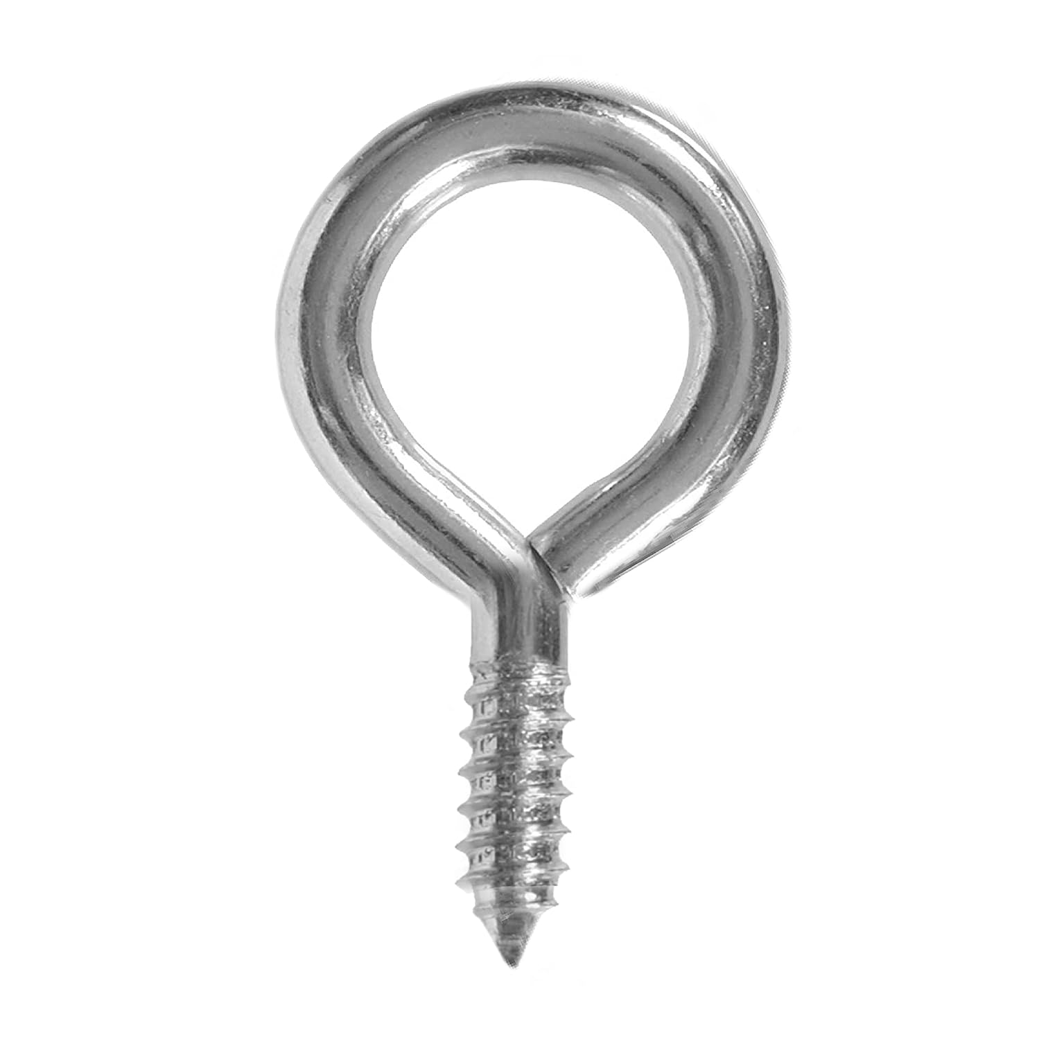 Small Screw Eye - 1000 Pack - 214.5 Short Shank Eye Hooks Screw 5/8 inch Long