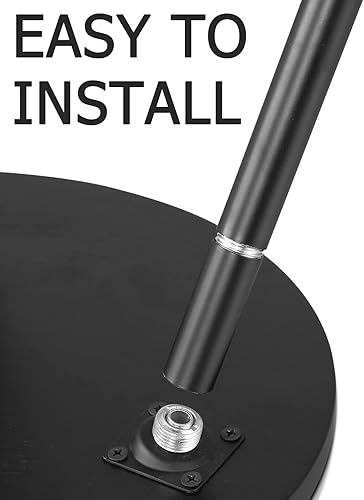 Miniatura 28 de Soporte alto para plantas, soporte de madera de mediados de siglo, mesa negra para macetas, soporte de metal para plantas, decoración moderna