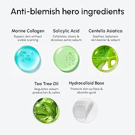 MAREE Invisible Pimple Patches 2 PACK - Clear Pimple Patches for Face - Hydrocolloid Acne Patches Anti Blemish - Zit Stickers for Face - Parches Para Acne - Pinple Zit Pimple Stickers - 144 Dots