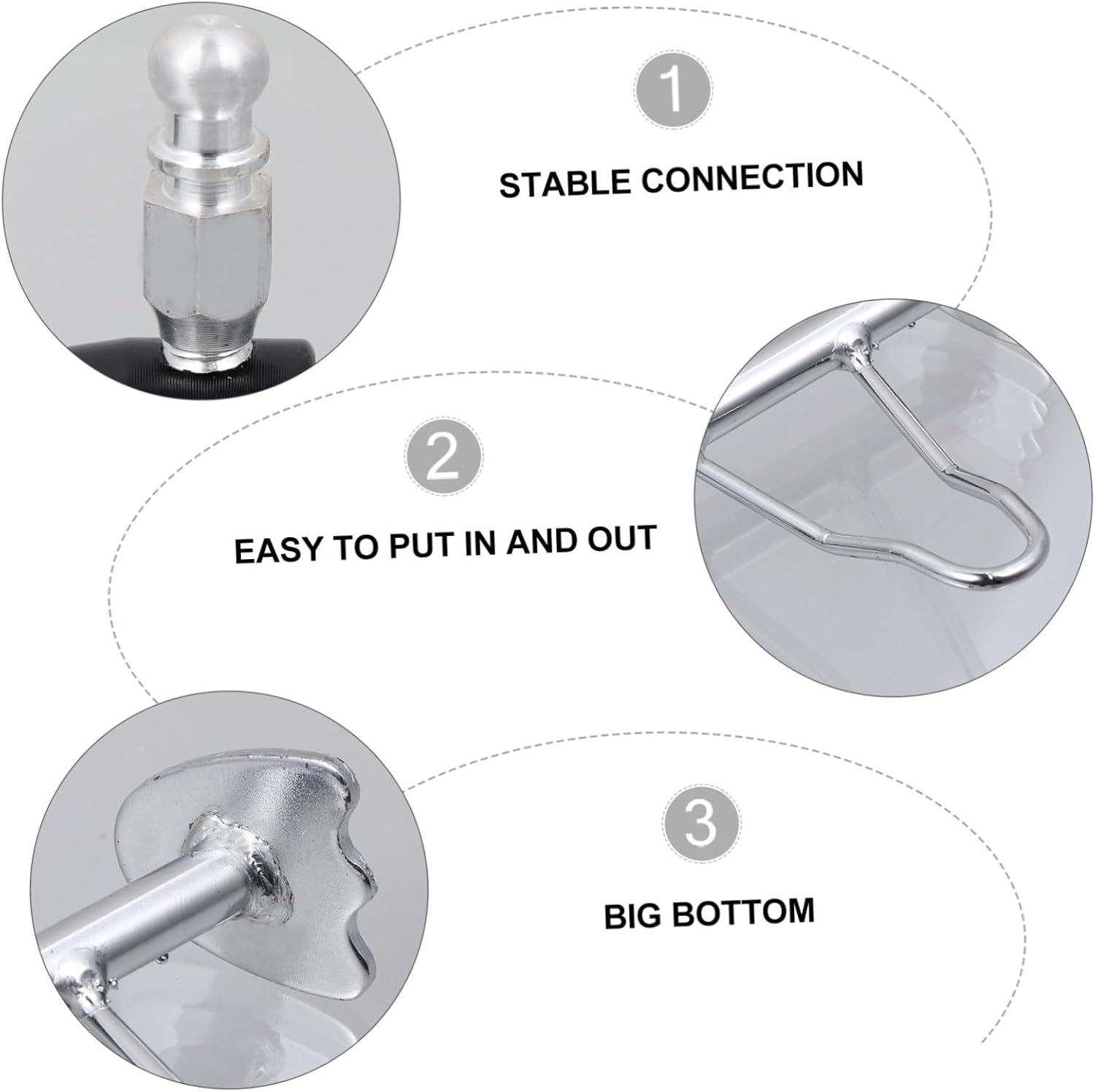 Adjustable Aluminum Alloy Motorcycle Kickstand Side Stand Refit Part High Temperature Resistant Motorbike Foot Peg for Safe Parking