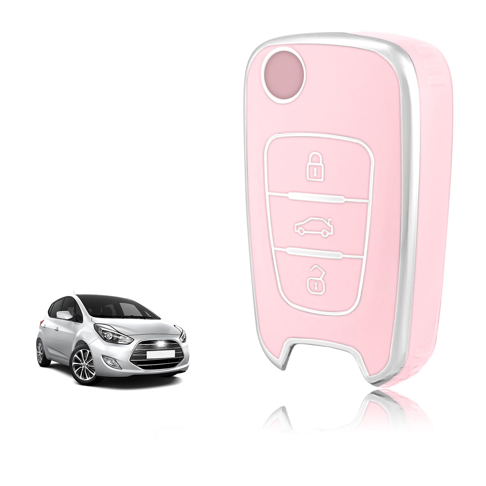 Autoschlüssel 3 Tasten Gehäuse passend für Hyunda 10 20 30 x35