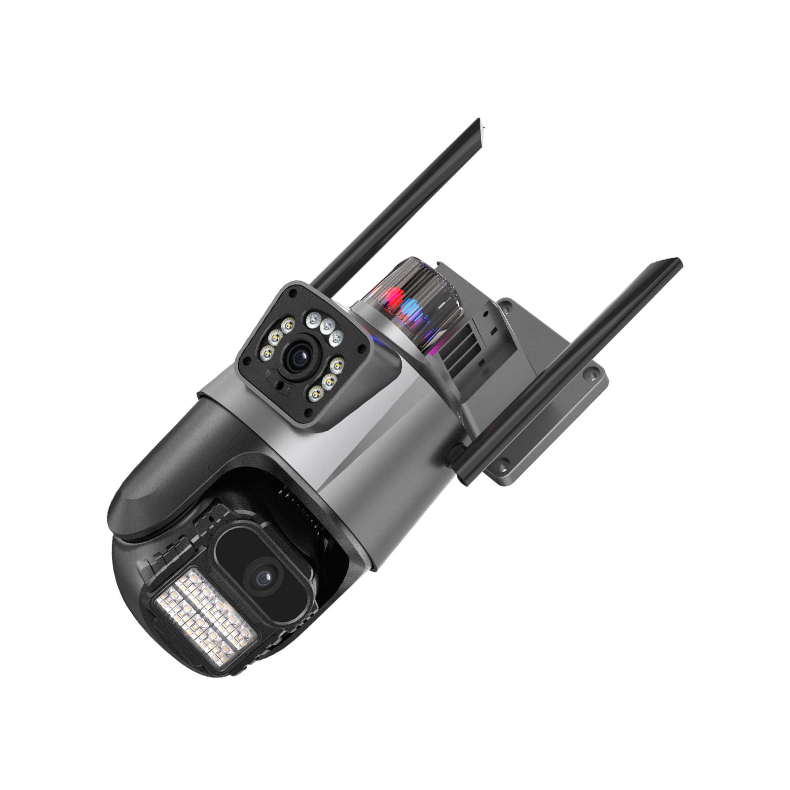 Ailan Objectif de caméra HD 4K, projecteur de sécurité sans Fil, caméra de