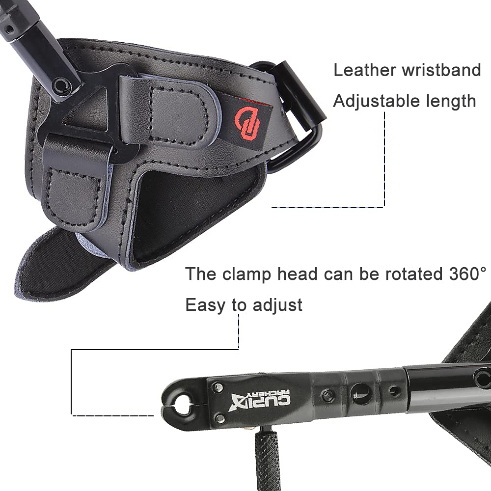 Gatillo De Liberación Para Arco Compuesto - Con Correa De Muñeca Ajustable - 360° Giratorio