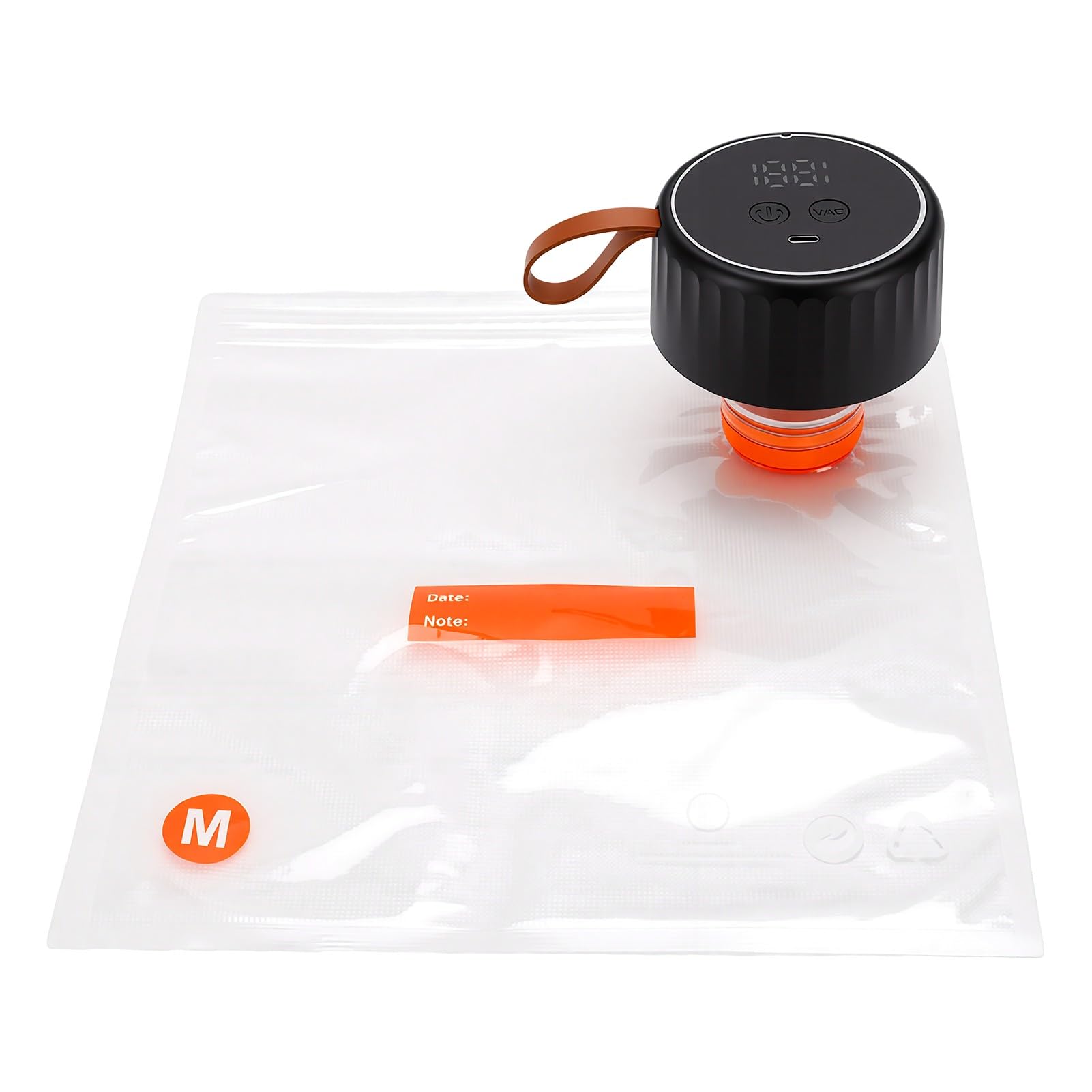 Marhynchus Mason Jar Vakuumierer, Wiederaufladbares Design, für