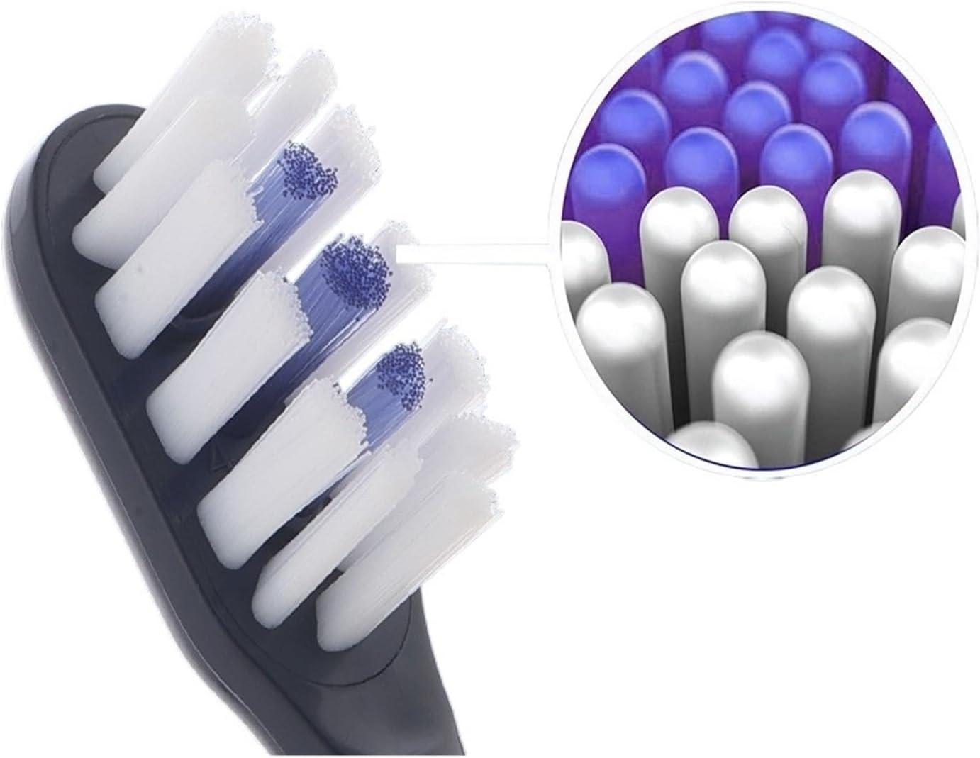 Compatible for Electric Toothbrush, 8 Replacement Brush Heads with Soft Bristles for Select Handles