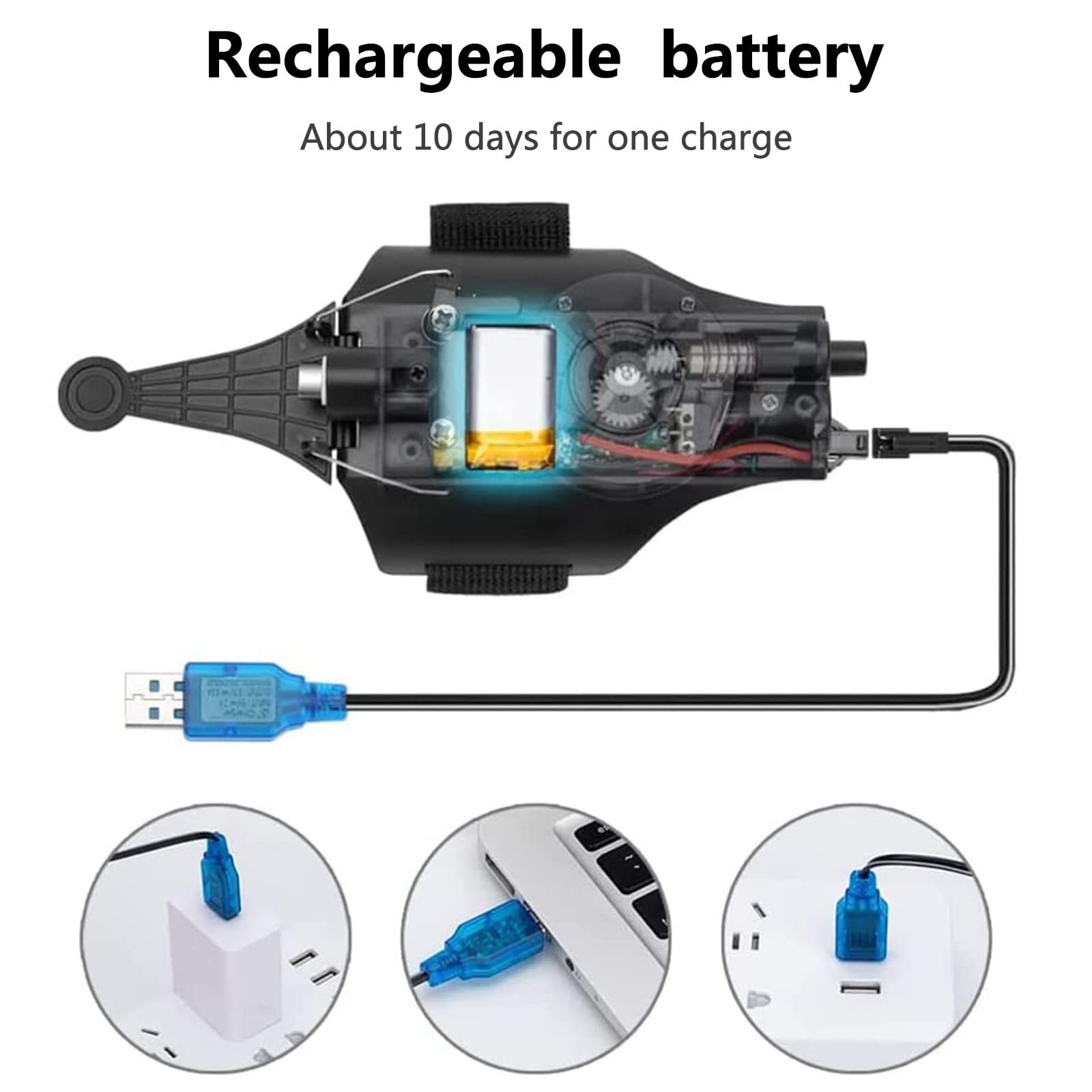 Lanciatore di ragnatele， Cosplay, Gadget Fantastici in Corda Vera da 9,8 Piedi, Giocattoli Divertenti e for Giochi di Ruolo Supereroe, Ideali for Bambini(Blue)