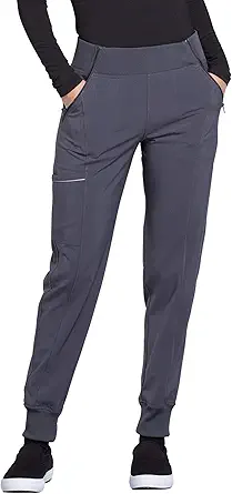 Jogger scrub pants for women – 4-way stretch, mid rise, cargo pocket