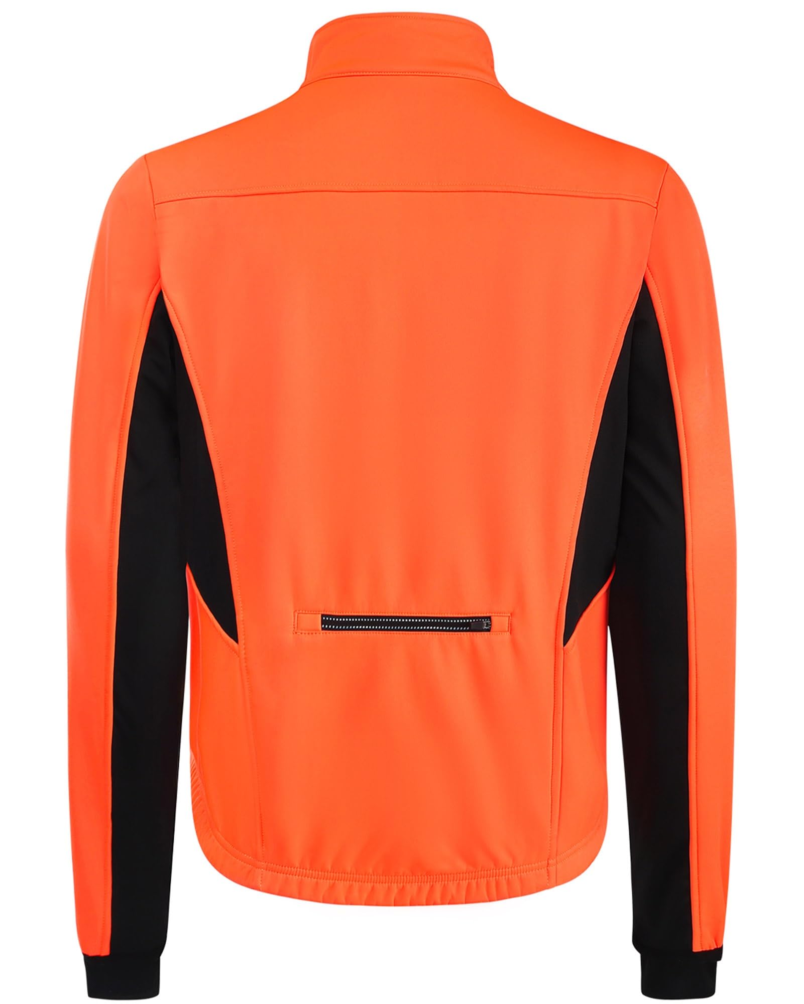 Chaqueta Hombre Invierno Ciclismo Impermeable Cortavientos Térmica con 4 Bolsillos, Transpirable y Reflectante para Bici y Running