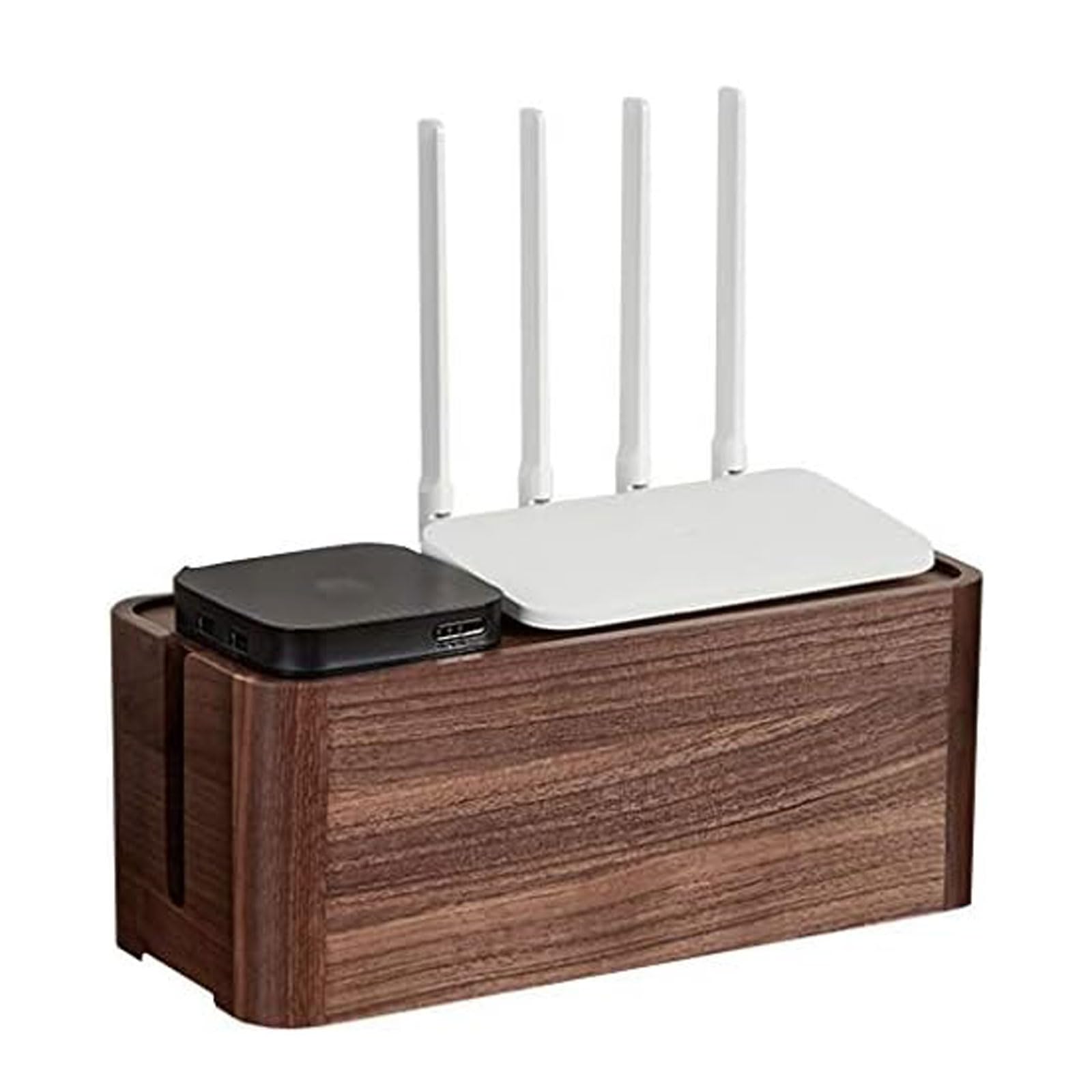 Router-Aufbewahrungsbox, WiFi-Router-Halterung, Sockel, Feste Endbearbeitungsbox, Draht-Aufbewahrungsbox, Router-Aufbewahrungsregale für Büro, Heim-Desktop