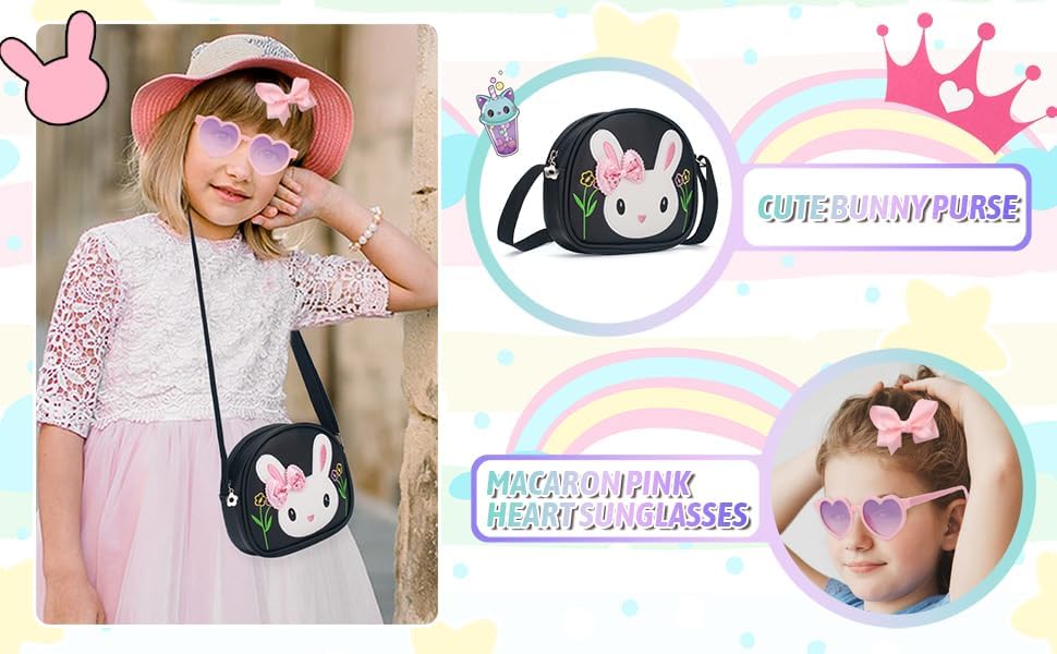 Toddler Purse-Small Kids Purse, Girls Bunny Purse, Little Girl Purse-Birthday Gifts Purse for Girls - Image 8