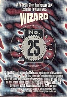 WIZARD MAGAZINE 25TH SILVER ANNIVERSARY GOP EXCLUSIVE PROMO CARD #25