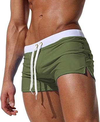 Swim Shorts Men Swimming Trunks Festive 