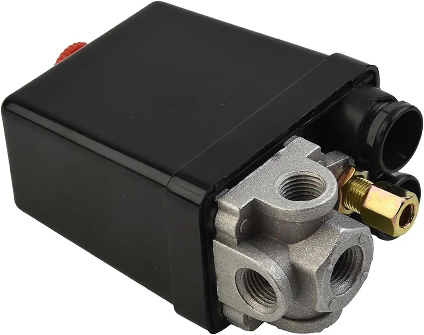 Air Compressor Pressure Switch 90-120psi Automatic Air Pressure Switch 4Port Manifold Electric Air Compressors Tool Accessory