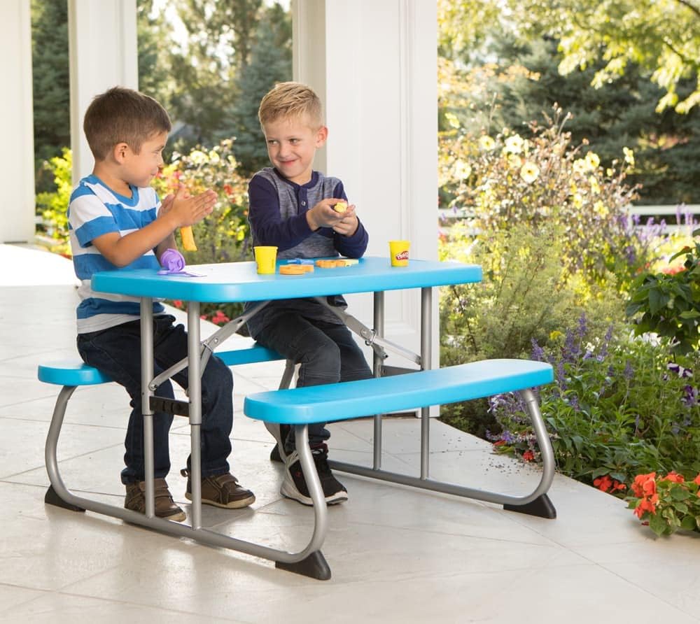 LIFETIME Kids Picnic Table, Blue