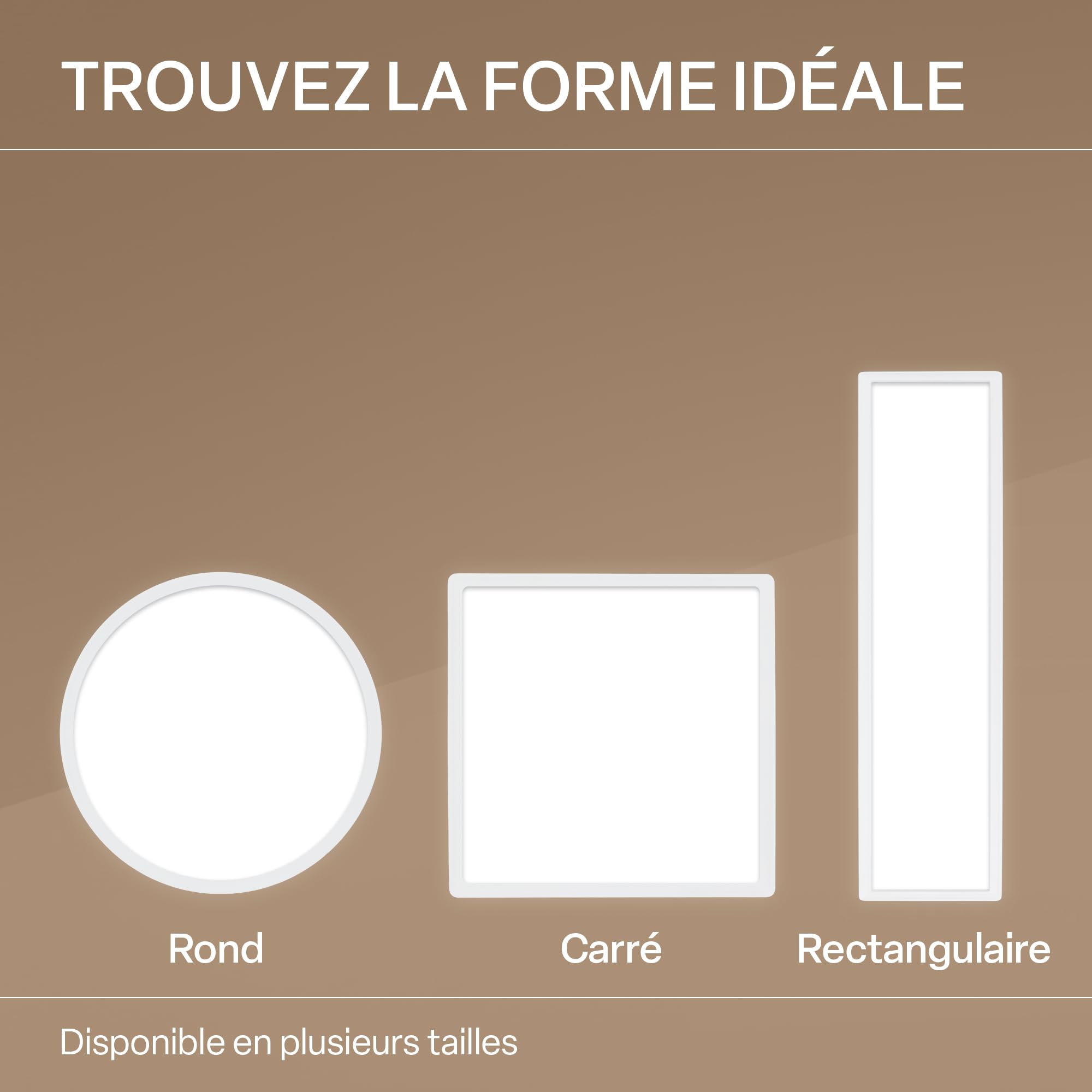 B.K.Licht - Plafonnier LED plat avec éclairage indirect, lumière blanc neutre, protection IP44, plafonnier salle de bain, lustre cuisine, lustre salon, 58 x 20 x 3 cm, blanc