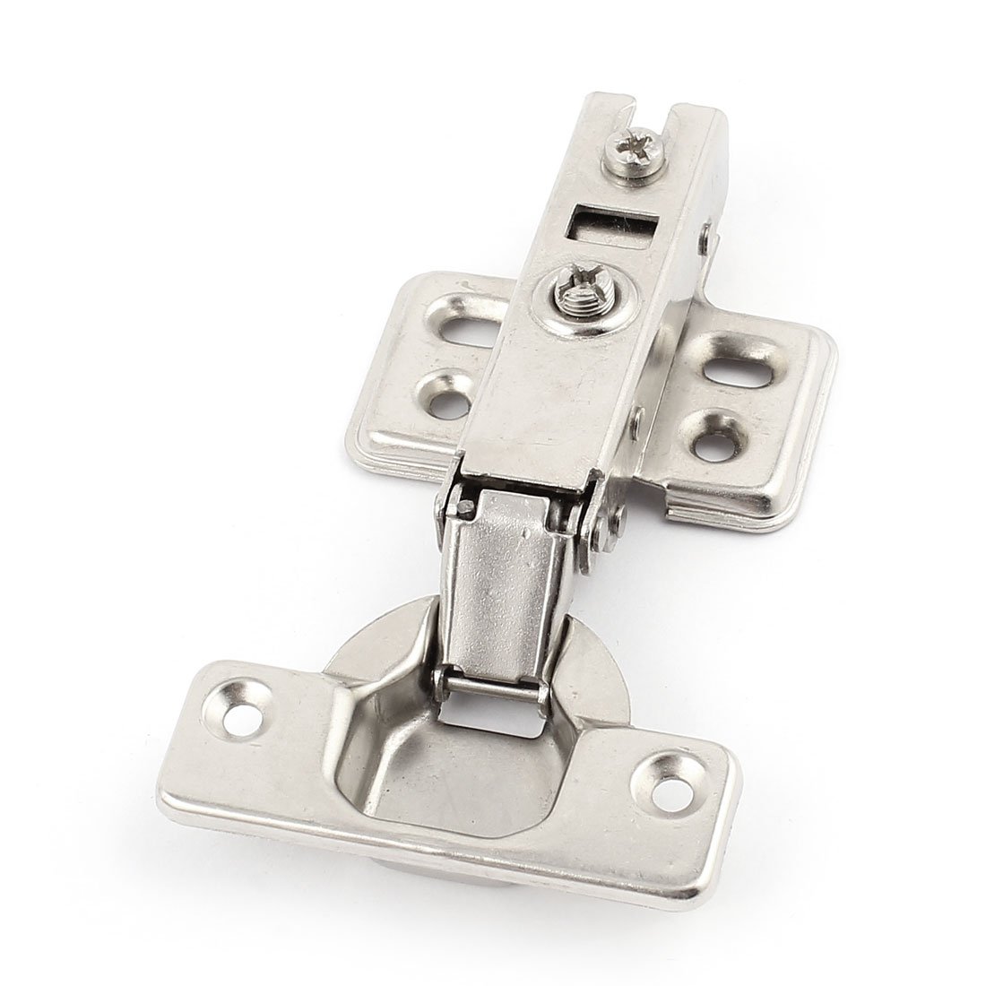 Sourcingmap Cabinet Adjustable Angle Stainless Steel Door Concealed Hinges