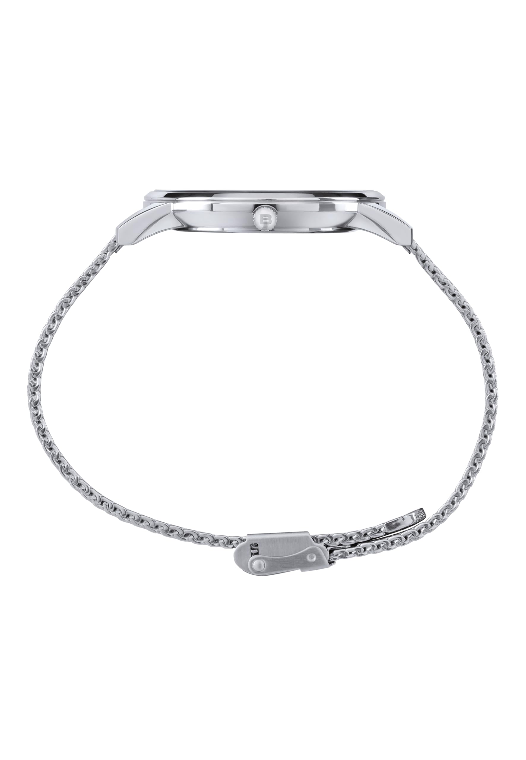 Breil, Collezione Avery, Cronografo Uomo, Orologio Uomo con Bracciale in Acciaio in Maglia Milanese, Resistente All'Acqua, Movimento Sunon PE45, Cassa 41 mm, Chiusura a Scorrimento