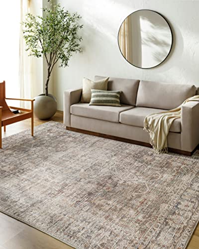 Surya Becki Owens X Marlene Area Rug, 9'11" X 14', Dark Brown #TOP23