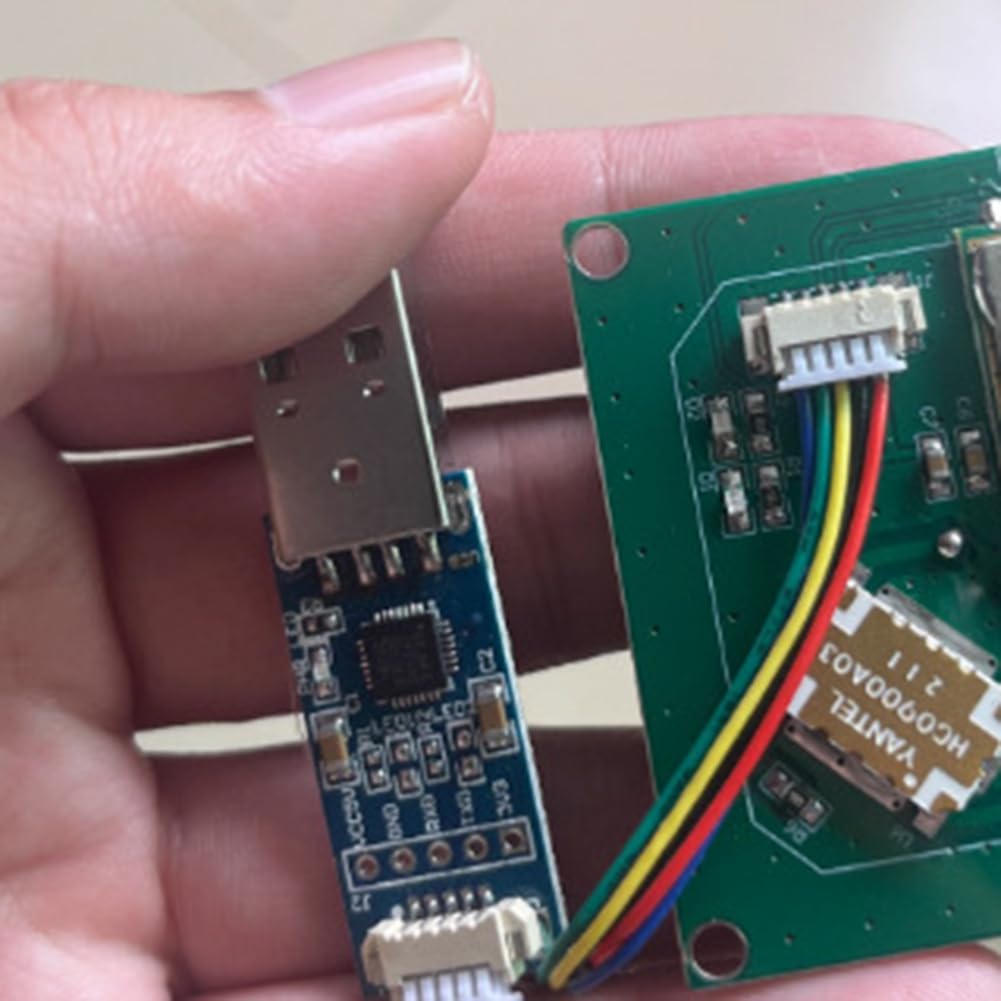 OSJYEGW ESP32インターフェイス統合YRM100 TTL UHF RFIDリーダーモジュールが組み込まれたRFIDアンテナ