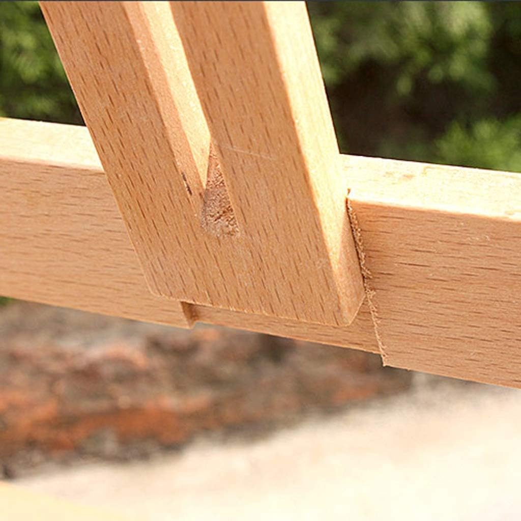 Adjustable Angle Wooden Easel: A Sturdy Desktop Tabletop Stand for Advertising Posters and Art Display