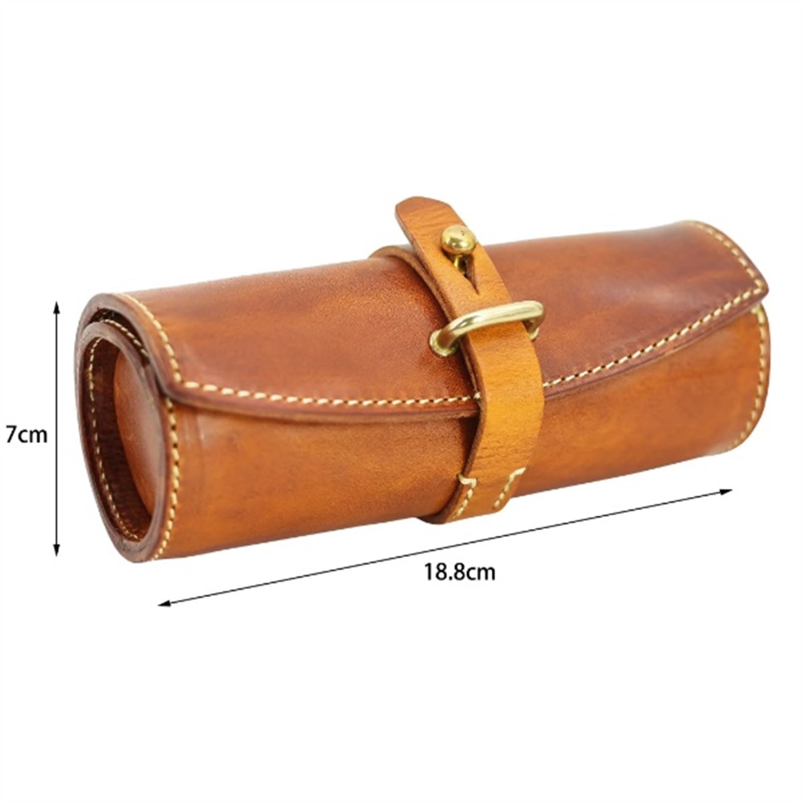 Pudełko do przechowywania Unisex Torba do przechowywania okularów, etui na okulary przeciwsłoneczne o dużej pojemności ręcznie wykonane ze skóry bydlęcej i torby do przechowywania papeterii akcesoria