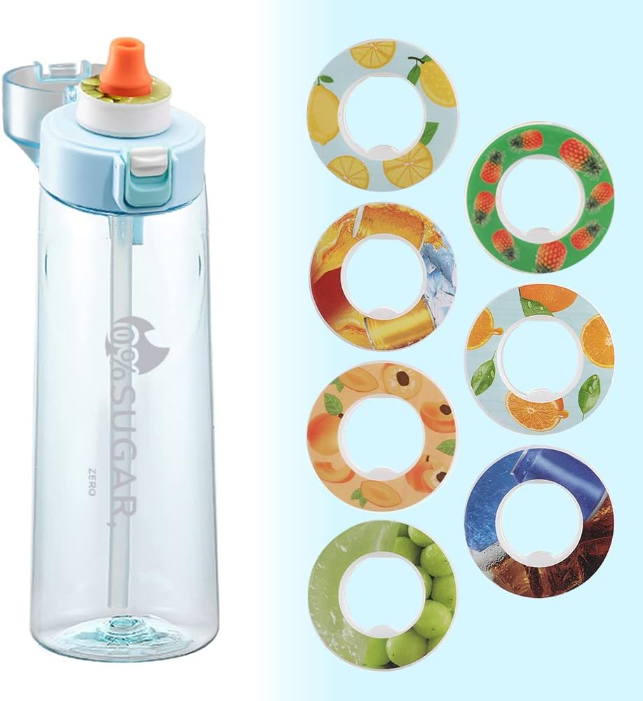 Ryoizen Sports Air Water BottleAir Water Bottle Flavour Pods Pack,BPA