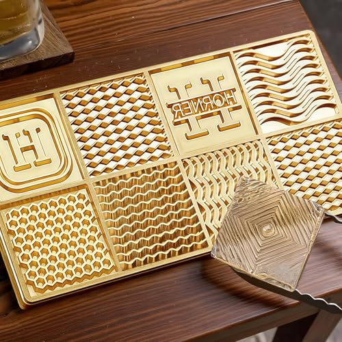 Sello personalizado para cubitos de hielo en latón miniatura 4