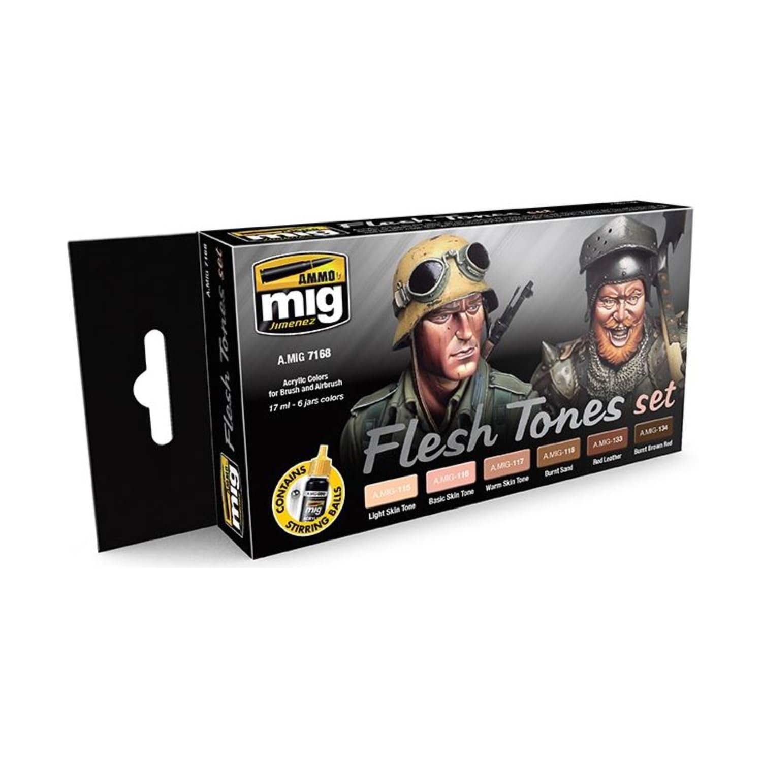 Ammo Flesh Tones Set Acrylic Paint Set