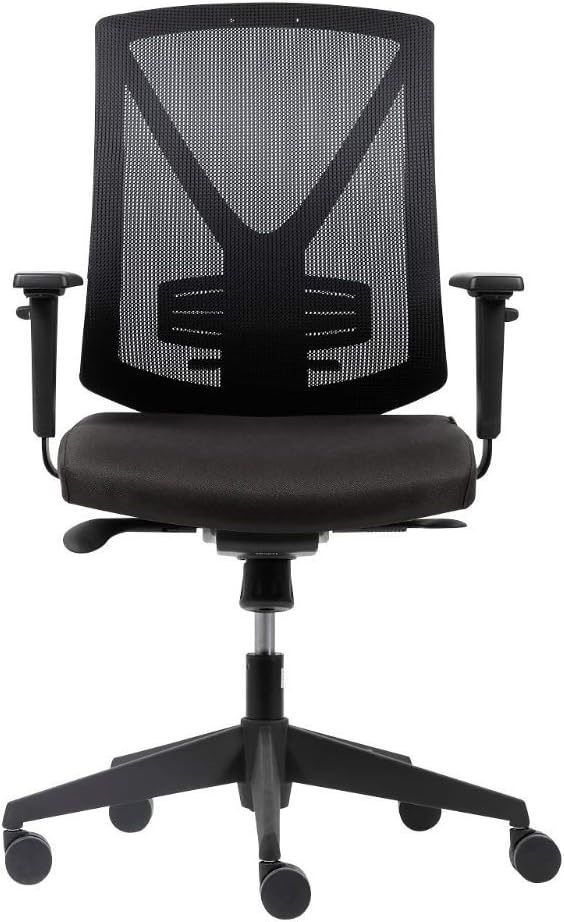 RealspaceRS Karl Mesh Back Posture Home Office Computer Operator Task Chair Black