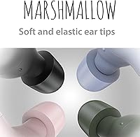 Vista 2 de JVC Marshmallow - Auriculares inalámbricos Bluetooth 5.3 con batería de 28 horas, auriculares de espuma viscoelástica para comodidad durante todo