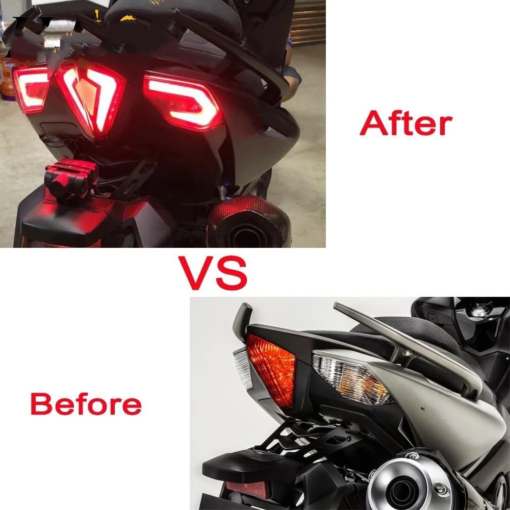 t-max530 2012年フロントリアテールライトセット Tmax 530-2012モーターサイクルテールライト,フロントおよびリア
