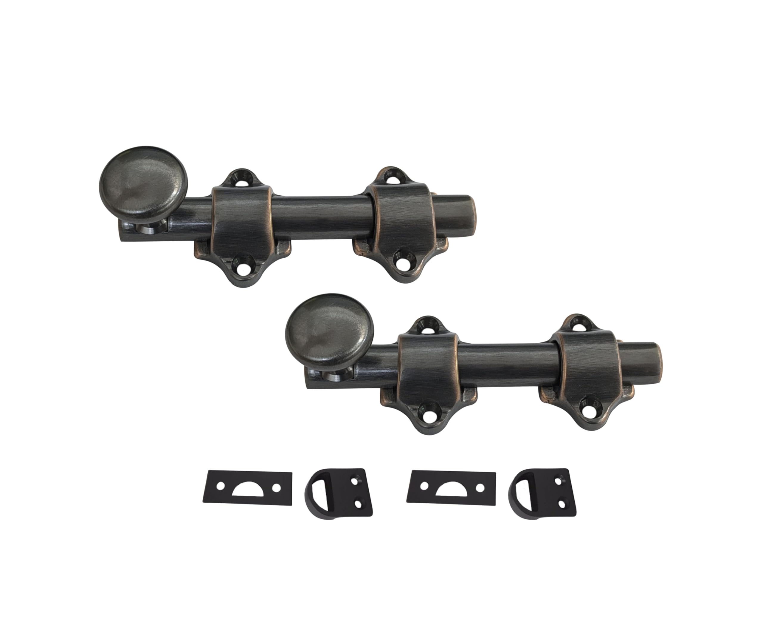 Loquet de porte hollandais QCAA en bronze pour réparer et bloquer les portes en bois