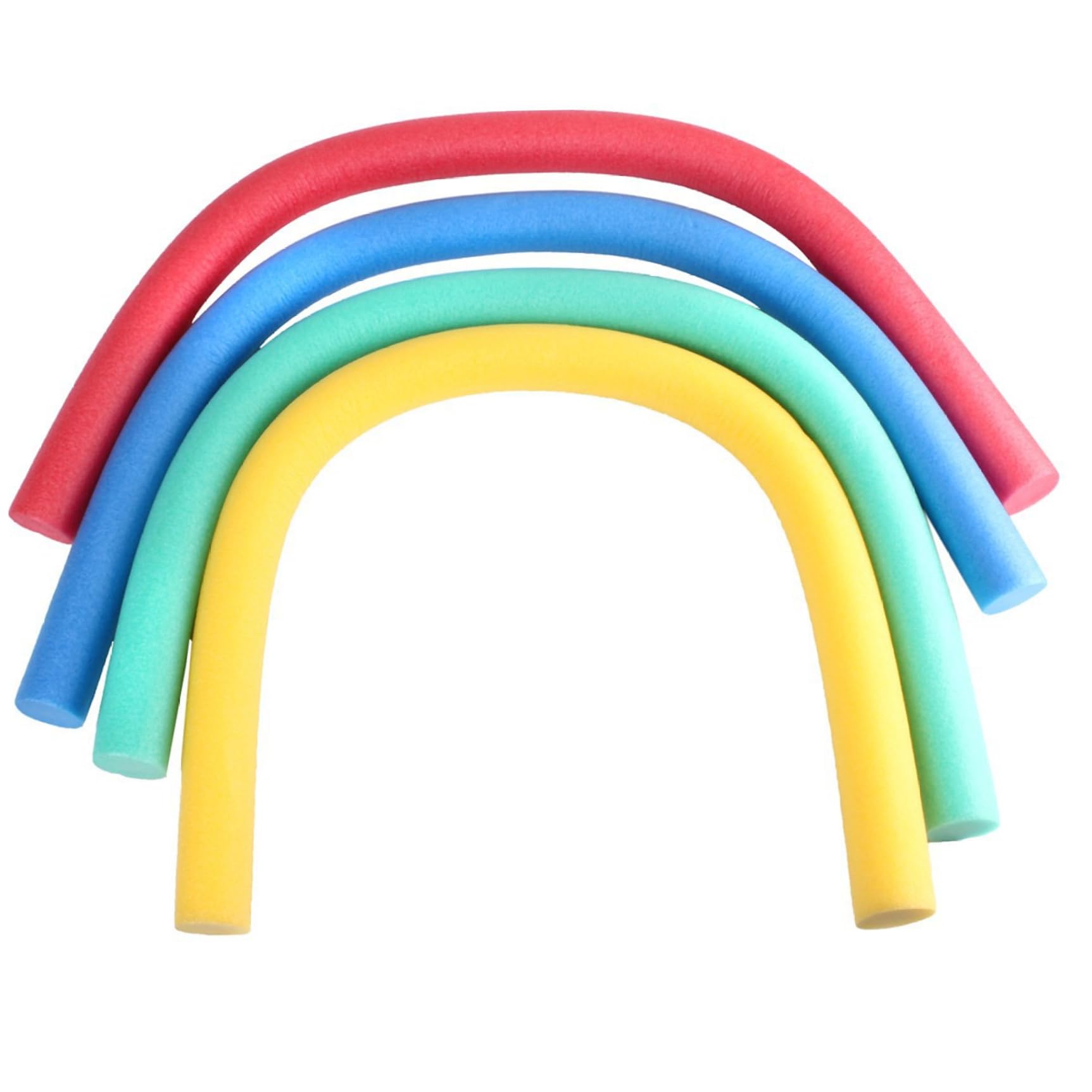 Tagliatelle per Piscina 4 Pezzi, Tagliatelle in Schiuma Morbida EPE da 59 Pollici, per Nuoto Impermeabili in 4 Colori, Galleggiante per Nuoto con forte galleggiabilità per Bambini Adulti