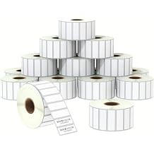 BETCKEY - 1.5" x 0.5" 38 mm x 13 mm Thermal Labels, [16 Roll/37600 Label]
