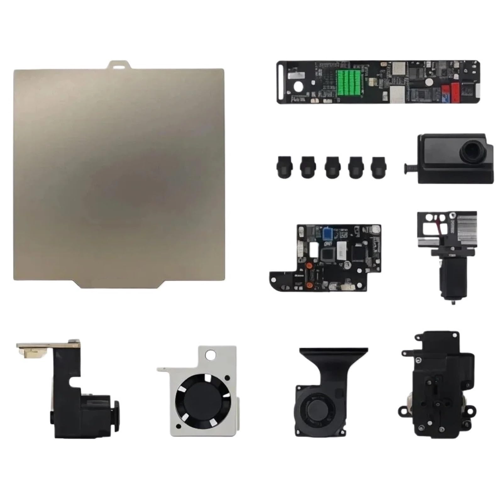 For QIDI Q2 Ersatzteile Druckkopf Hotend Lüfter Extruder Board for QIDI Q2 Box Hub Filament Selector 3D Drucker Zubehör(Hotend 1pcs)