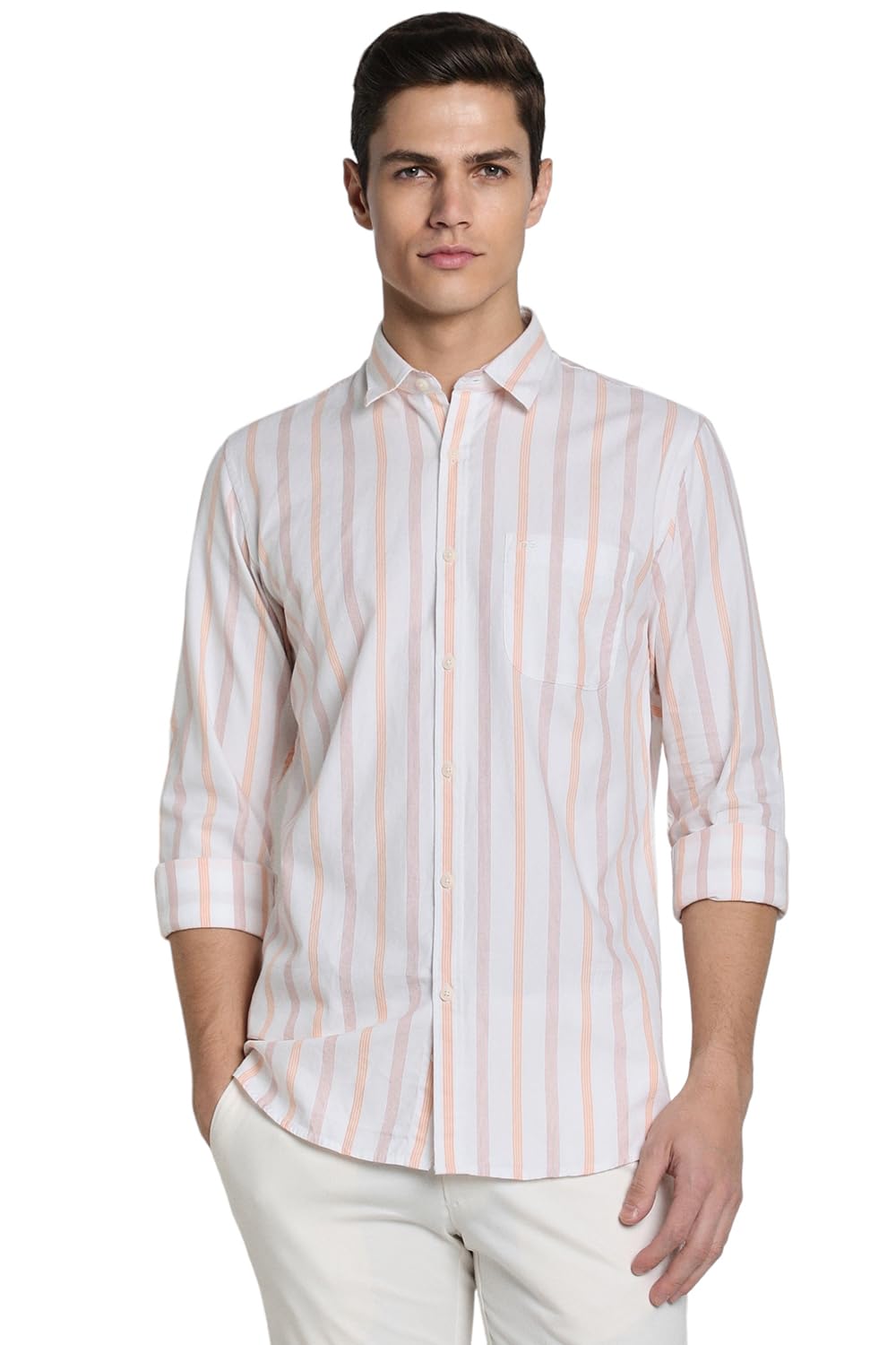 Peter England Men's Slim Fit Shirt