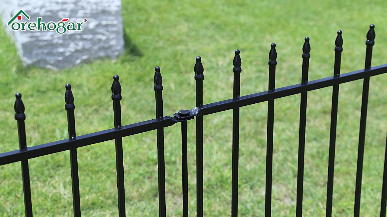 Amazon.com : FOREHOGAR Metal Garden Fence 36 in H x 10 ft L,Border