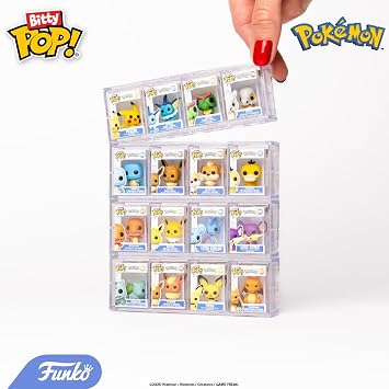 Funko Bitty POP: Pokemon-Pikachu Pack of 4, Toy Figure