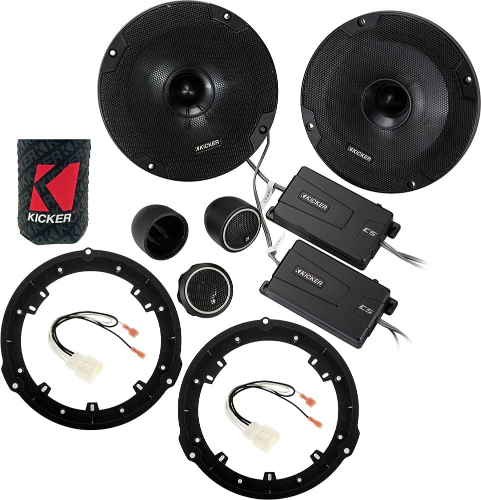 KICKER Speakers 6.5 inch for Ford Explorer 20112019 Upgrade Kit Pair of CS Series