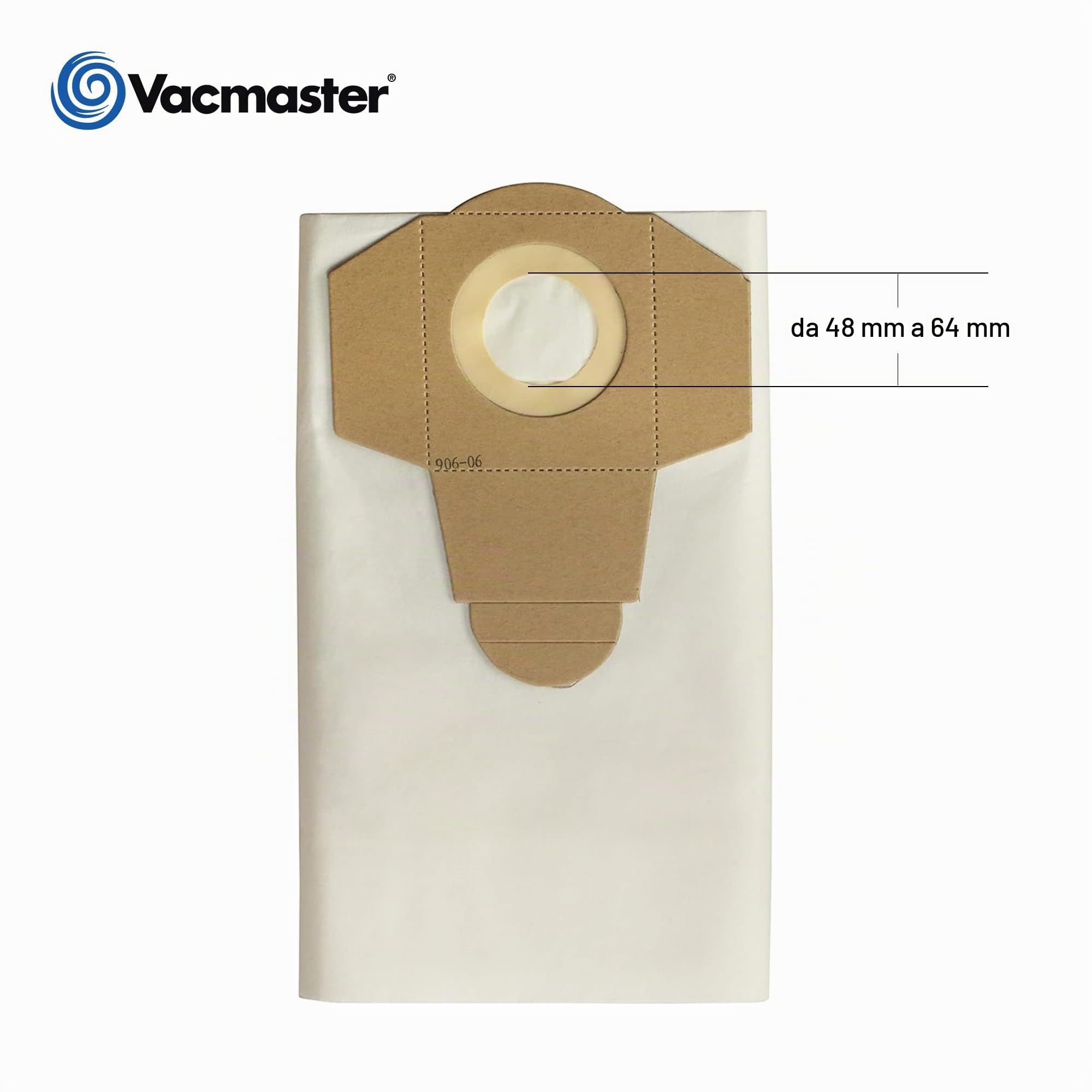 Vacmaster - Sacchetti universali per aspirapolvere Wet & Dry (30 L x 5 sacchetti)