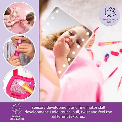 Miniatura 4 de Juego de maquillaje, ideal para niños. fabricado con espuma de colores, no es maquillaje real