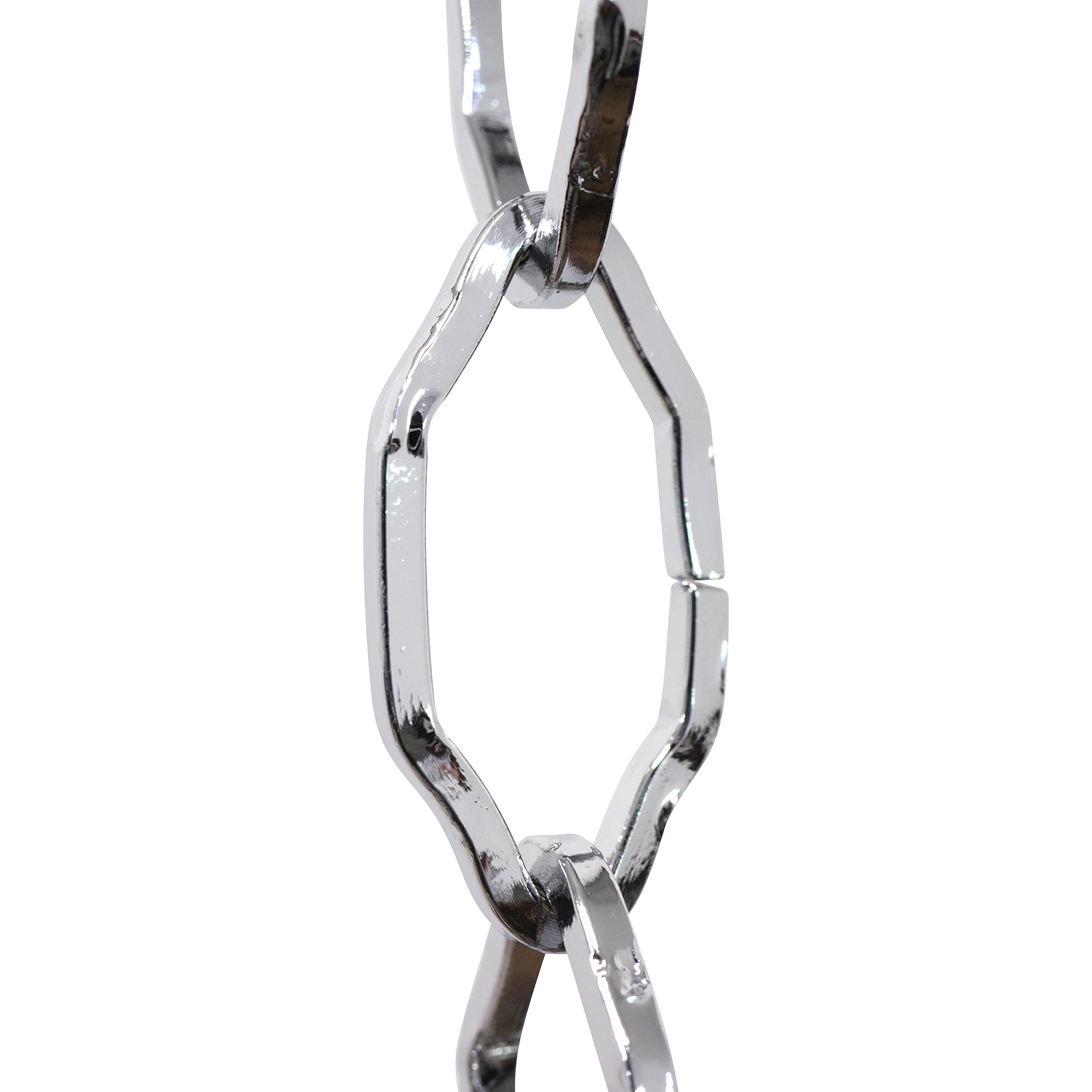 CH-S57-30-PC-10 Steel Chandelier Chain, Polished Chrome (10 Feet)