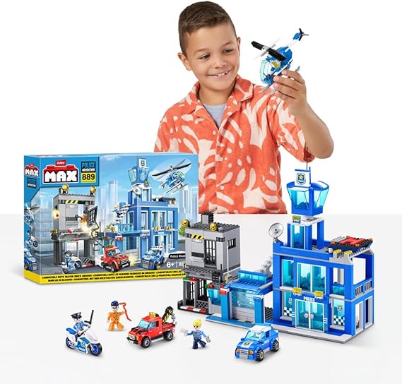  Blocos de Montar, Max Build, Acima de 3 anos - 889 peças
