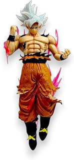 Dragon Ball Z Goku Ultra Instinct Action Figure | Powerful Anime Collectible PVC Statue with Energy Aura | Standing Goku Figurine with Base for Fans & Collectors