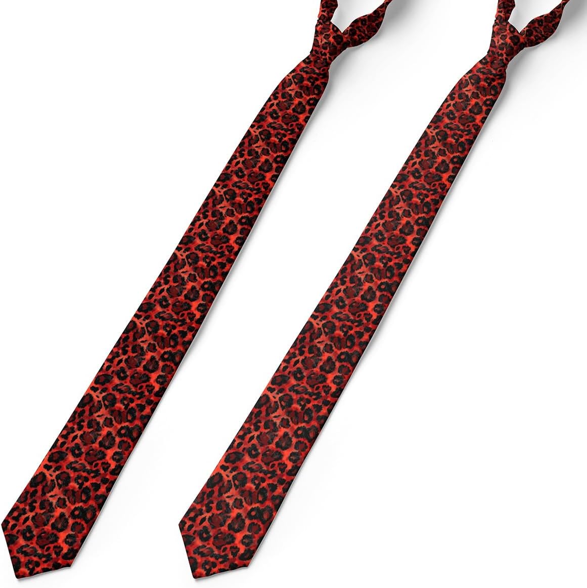Castle Fairy Cheetah Men's Tie Leopard Print Novelty Necktie for Party Wedding Holiday