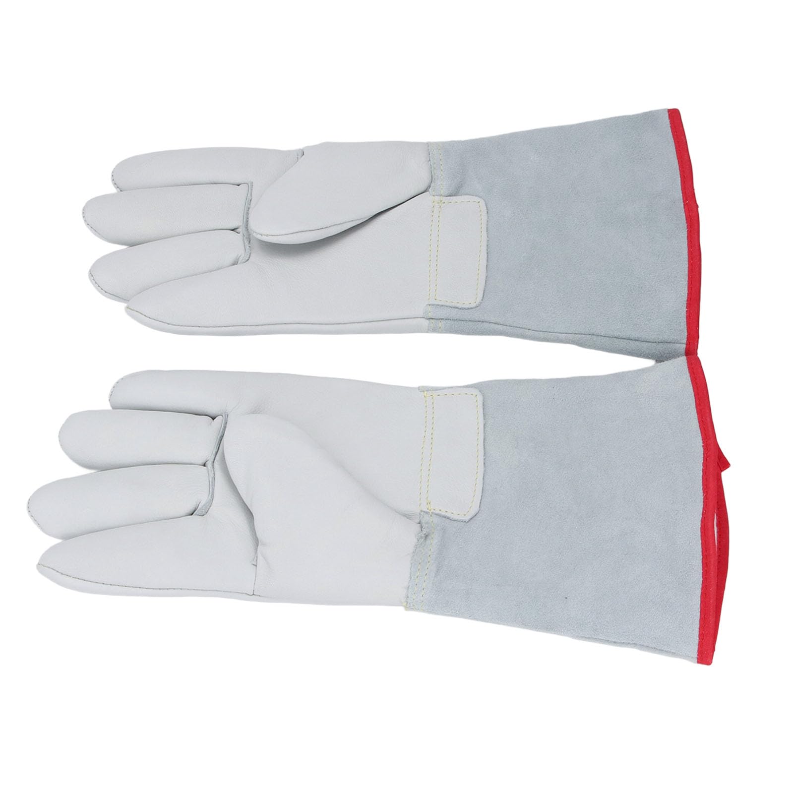 LiebeWH 1 Par de Guantes Criogénicos Gruesos de Cuero para Baja Temperatura Protección contra Nitrógeno Líquido y Hielo Seco hasta -260°C