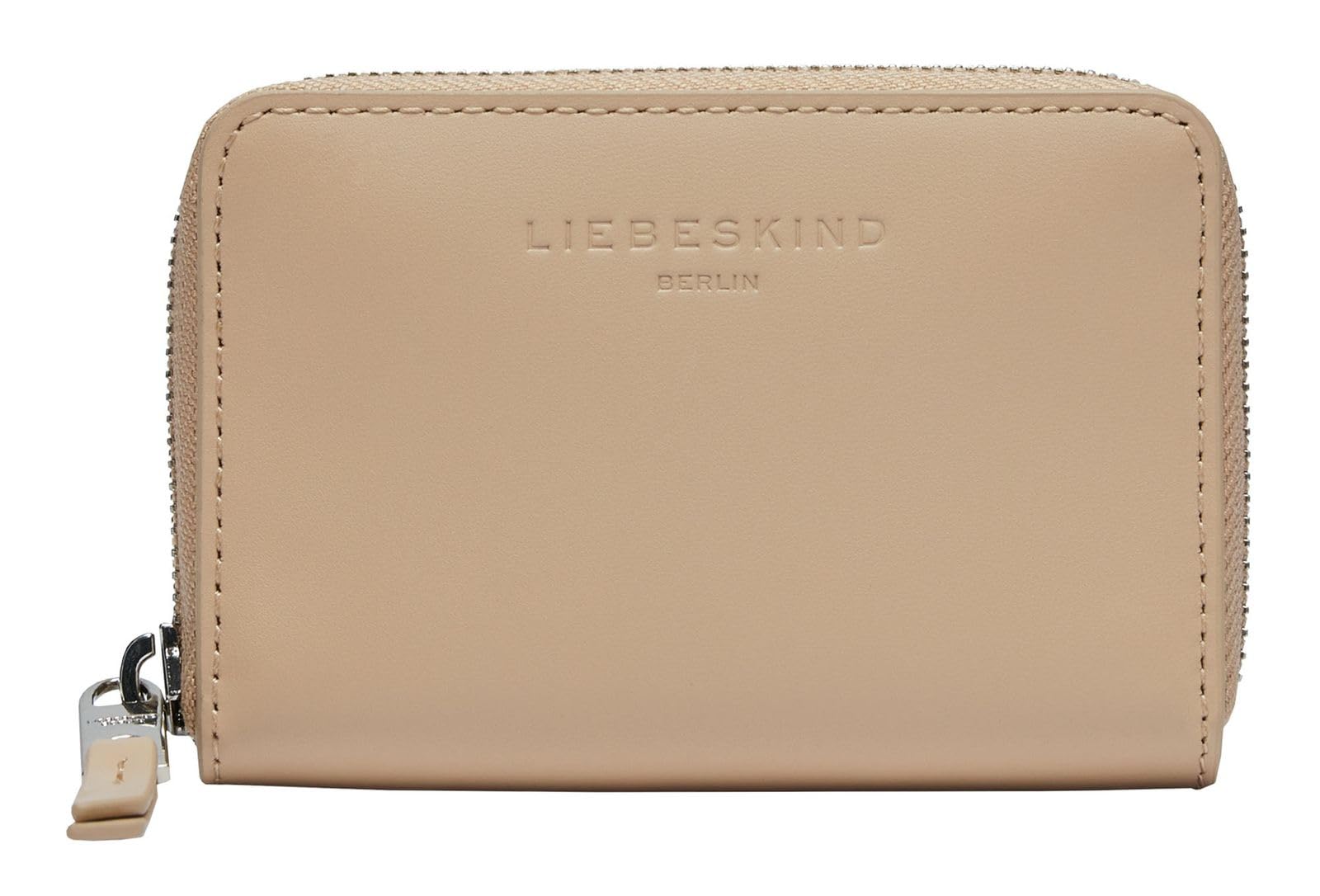 LIEBESKIND Berlin Leather Purse Paper Bag Carter Eliza Wallet Sandy Light Brown