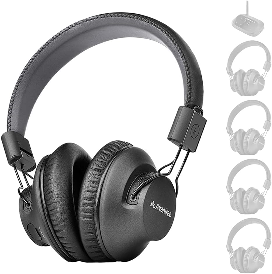 Quartet-Extra - 2.4G RF Wireless Add-On Headphones Quartet Multiple Listening System, Scalable to 100