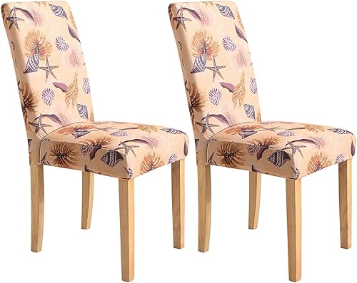 Vista 23 de Secgo - Juego de 4 fundas para sillas de comedor, funda elástica para silla de comedor, fundas lavables de elastano para sillas de cocina Parsons